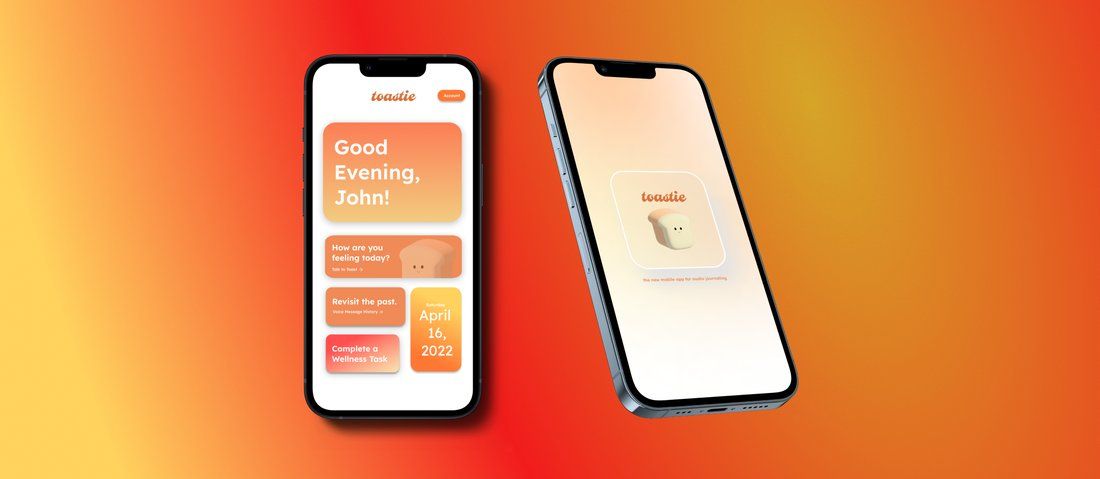 Toastie wellness app promotional banner